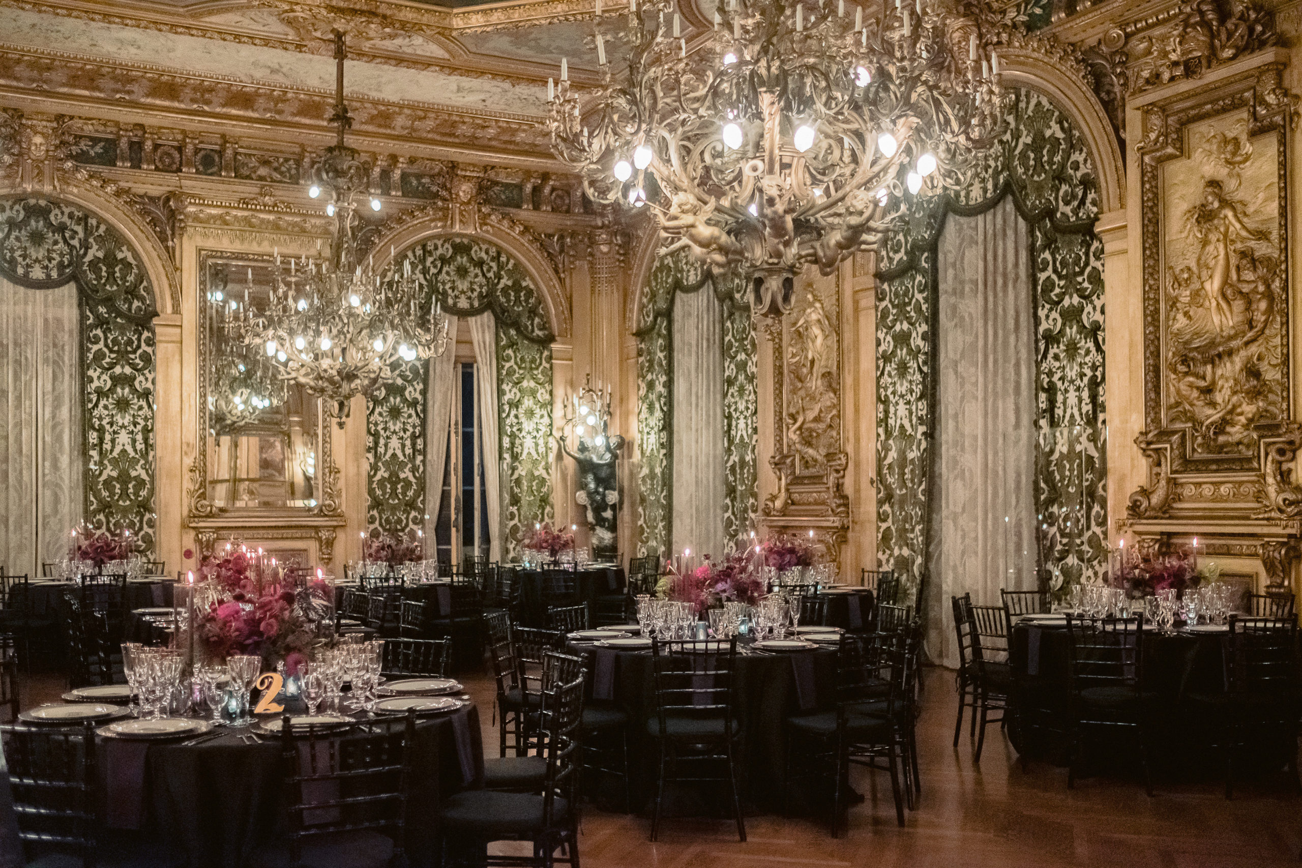 Marble House dining room
